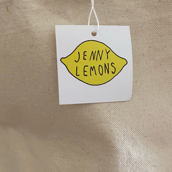 Jenny Lemons Banana block printed organic tote - Picture 4 of 5